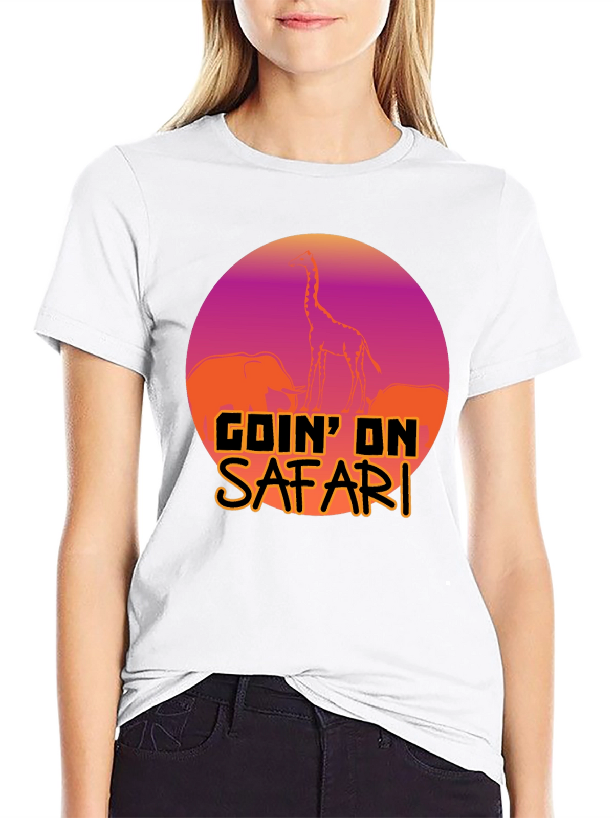 Goin on Safari T-Shirt: Animal Print Tee