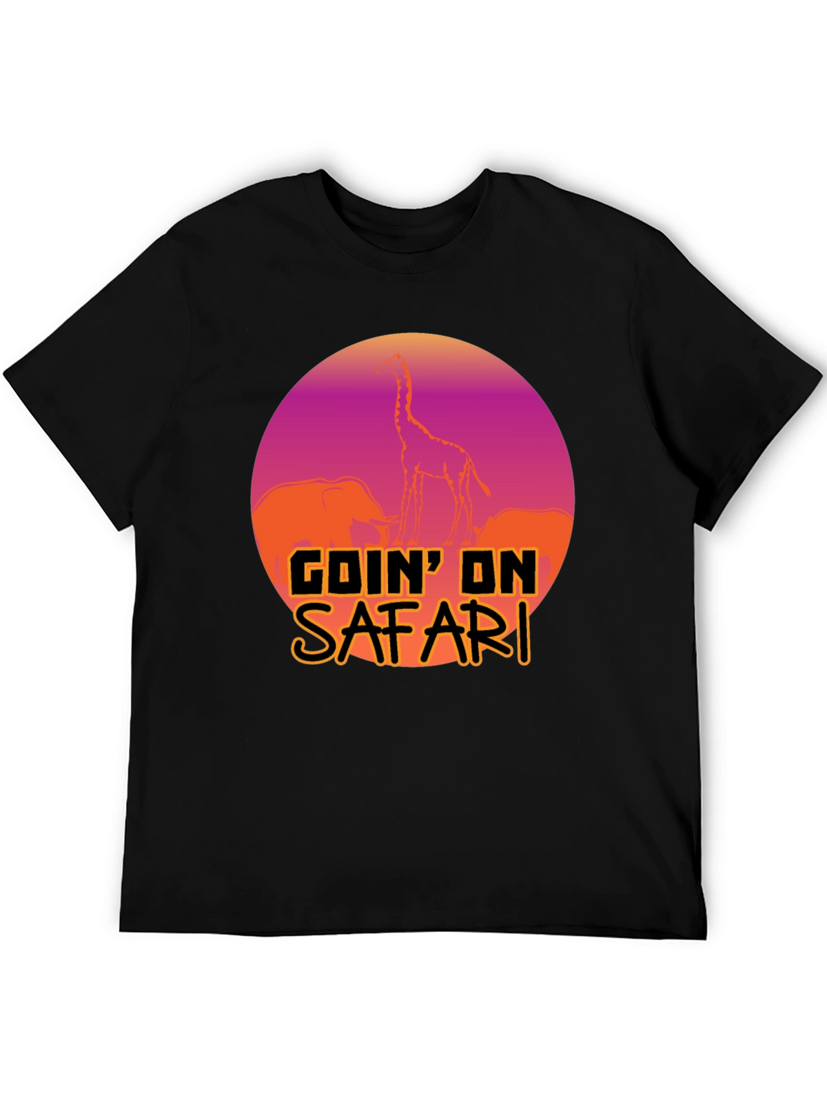 Goin on Safari T-Shirt: Animal Print Tee
