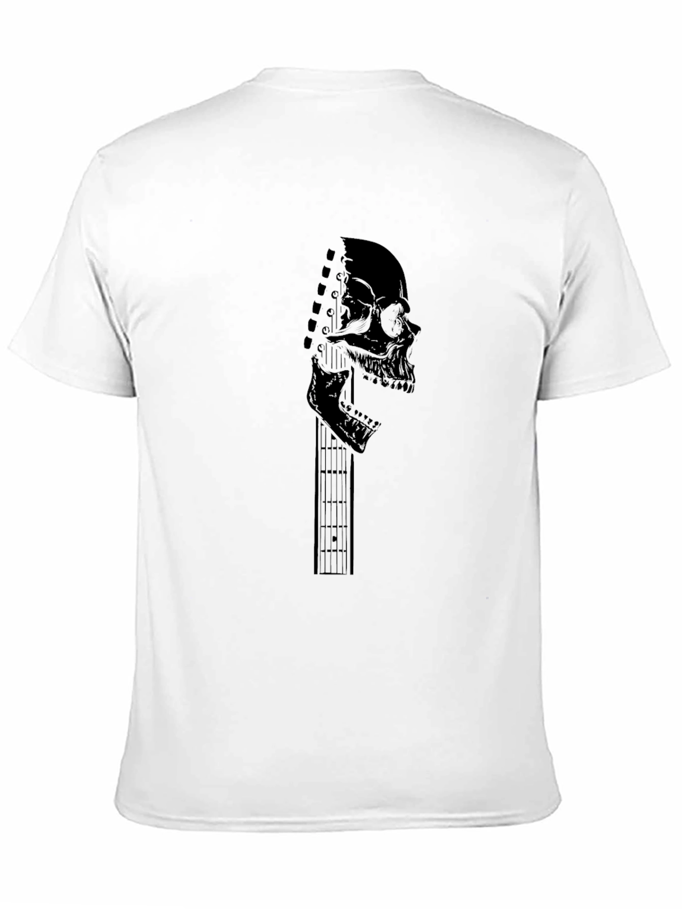 Skull Guitar T-Shirt - Rocker Style