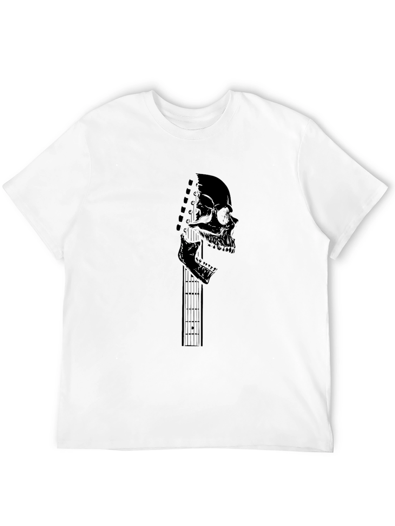 Skull Guitar T-Shirt - Rocker Style