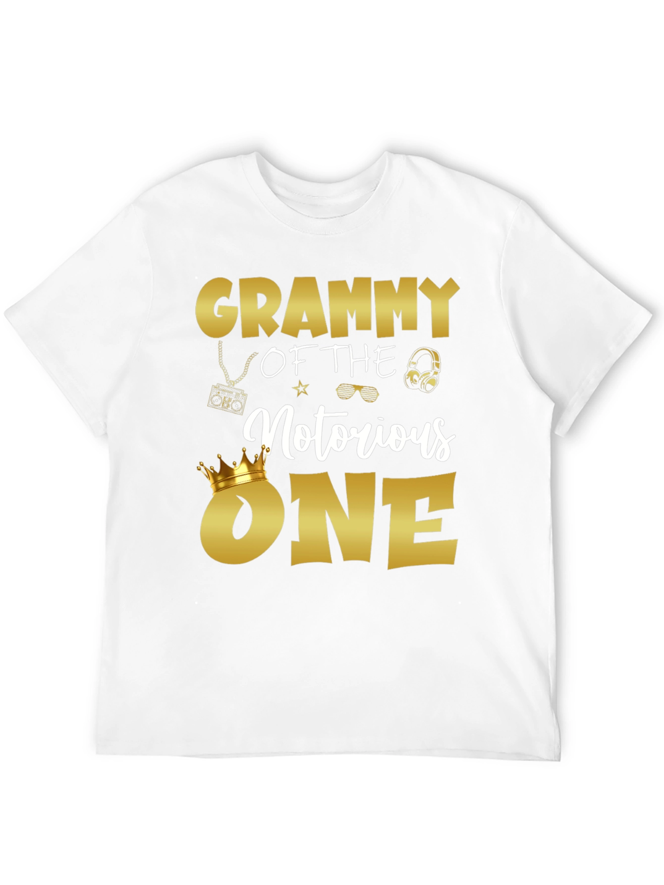 Grammy of the Notorious One Black Graphic T-Shirt