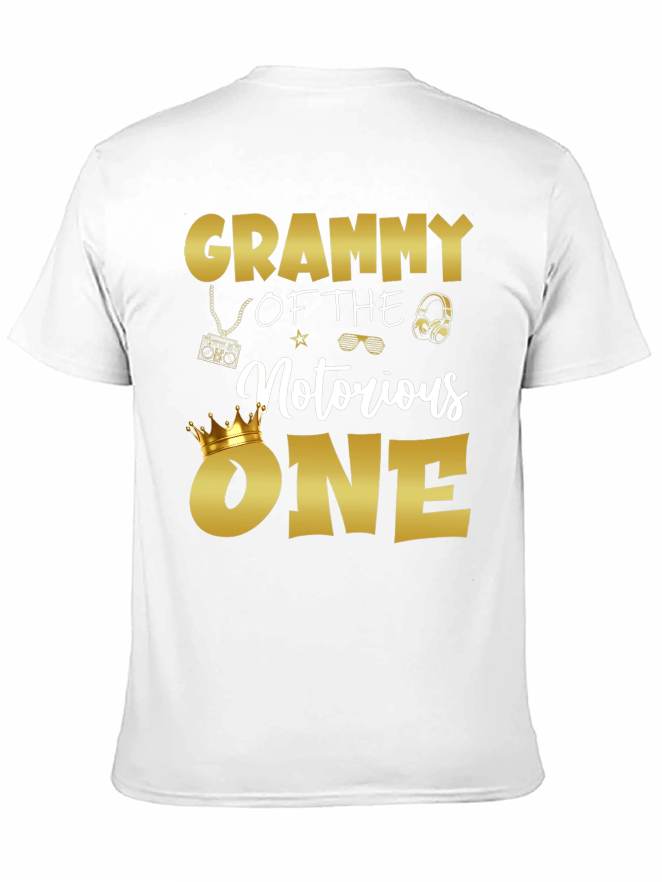 Grammy of the Notorious One Black Graphic T-Shirt