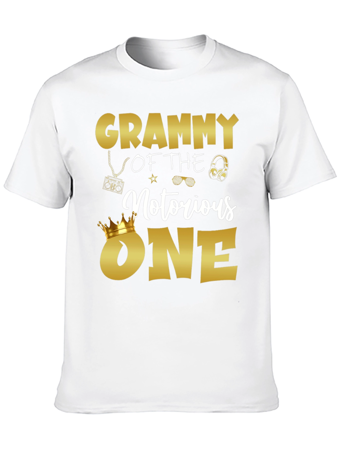Grammy of the Notorious One Black Graphic T-Shirt