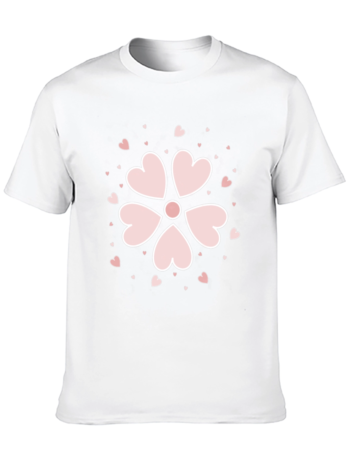 Heart Petal Flower T-Shirt