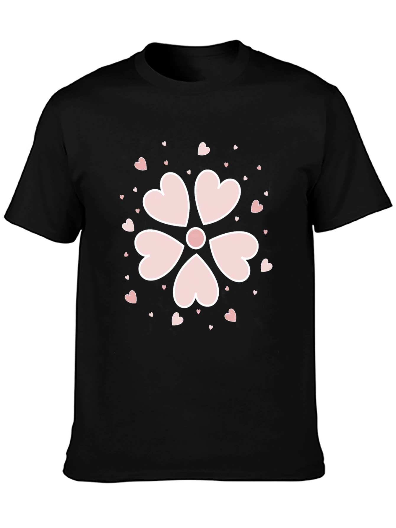 Heart Petal Flower T-Shirt