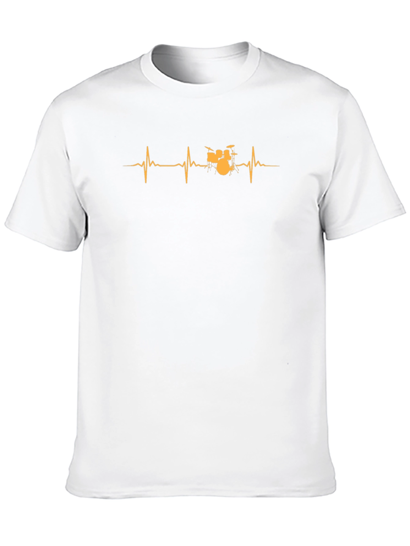 Drum Heartbeat T-Shirt - Music Lover Tee