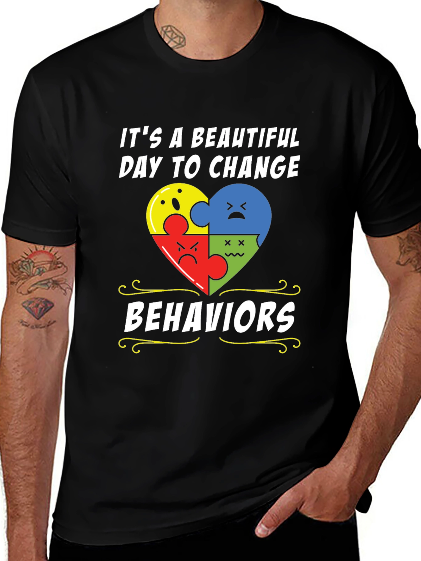 Change Behaviors T-Shirt: Autism Awareness