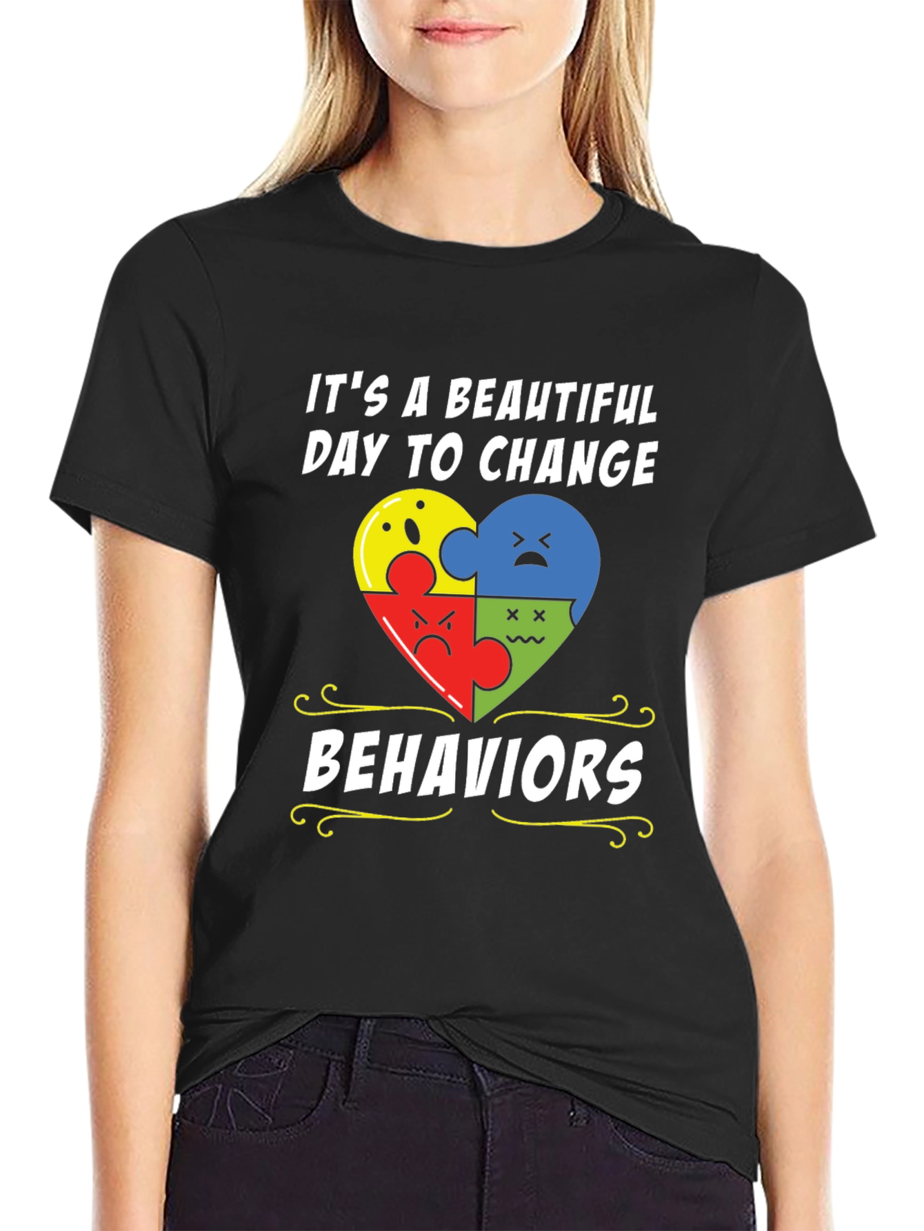 Change Behaviors T-Shirt: Autism Awareness