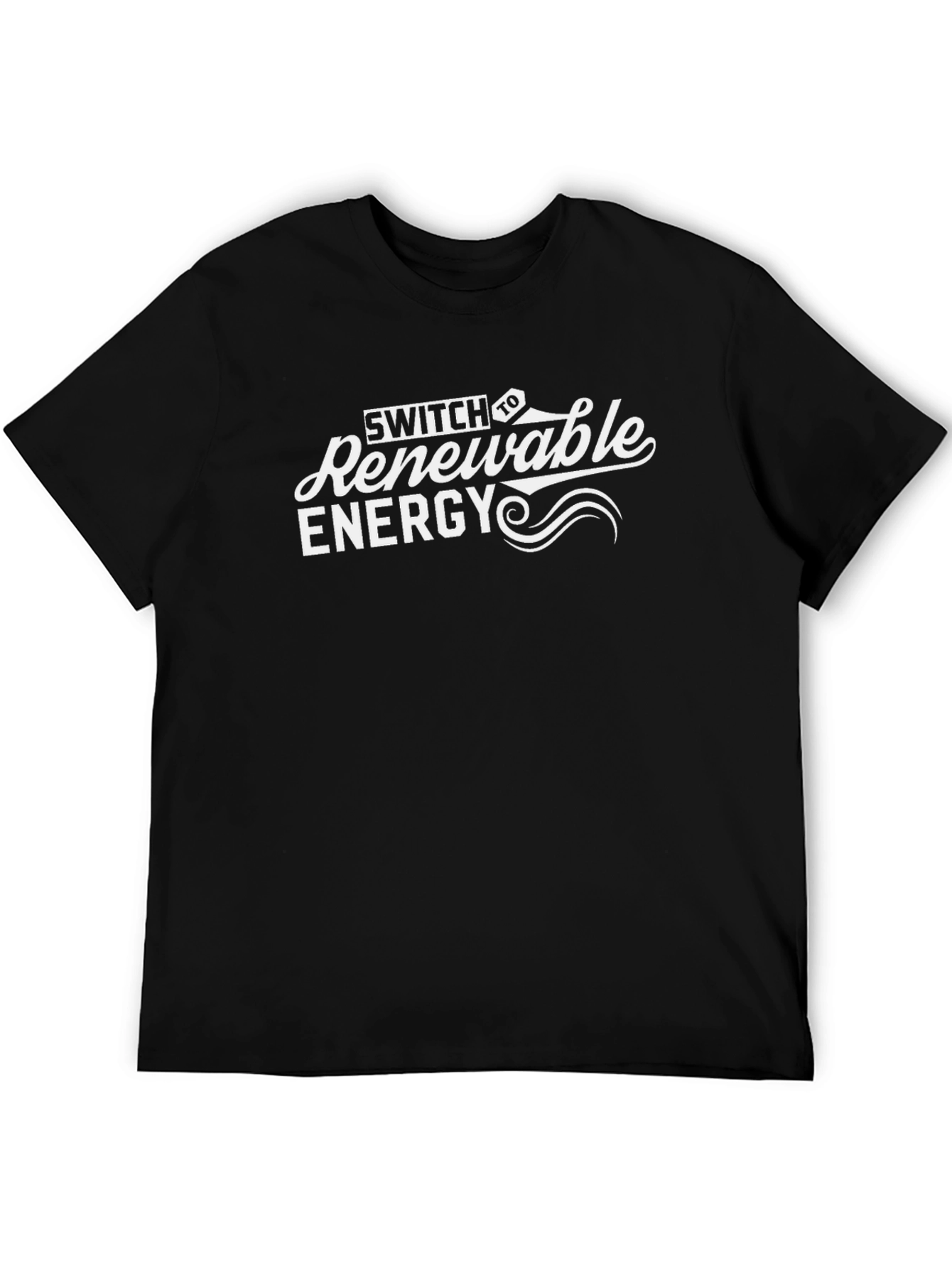 Switch to Renewable Energy Graphic Tee - Black