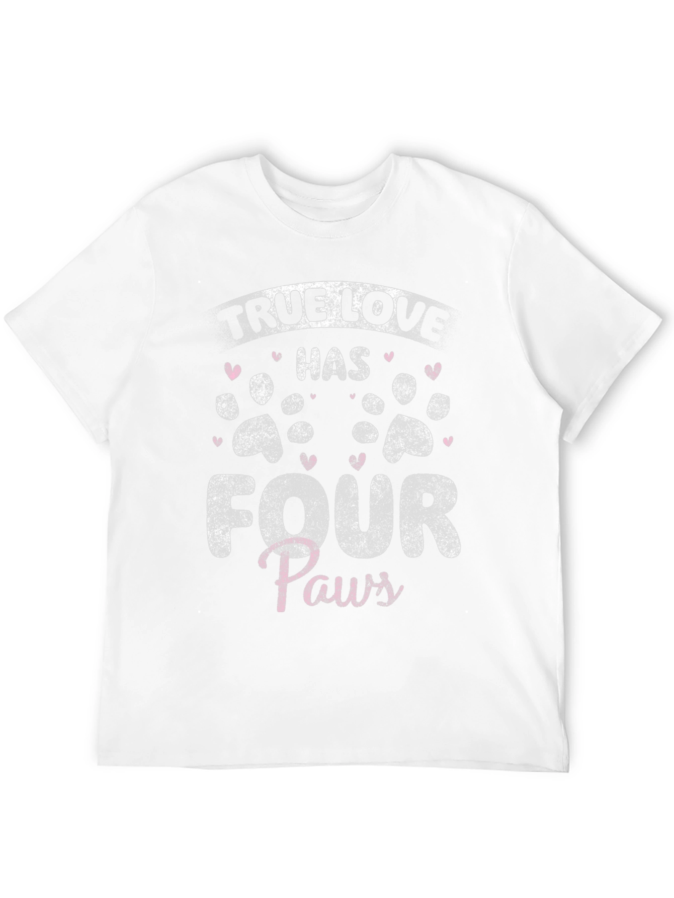 True Love Four Paws Pet Lover T-Shirt