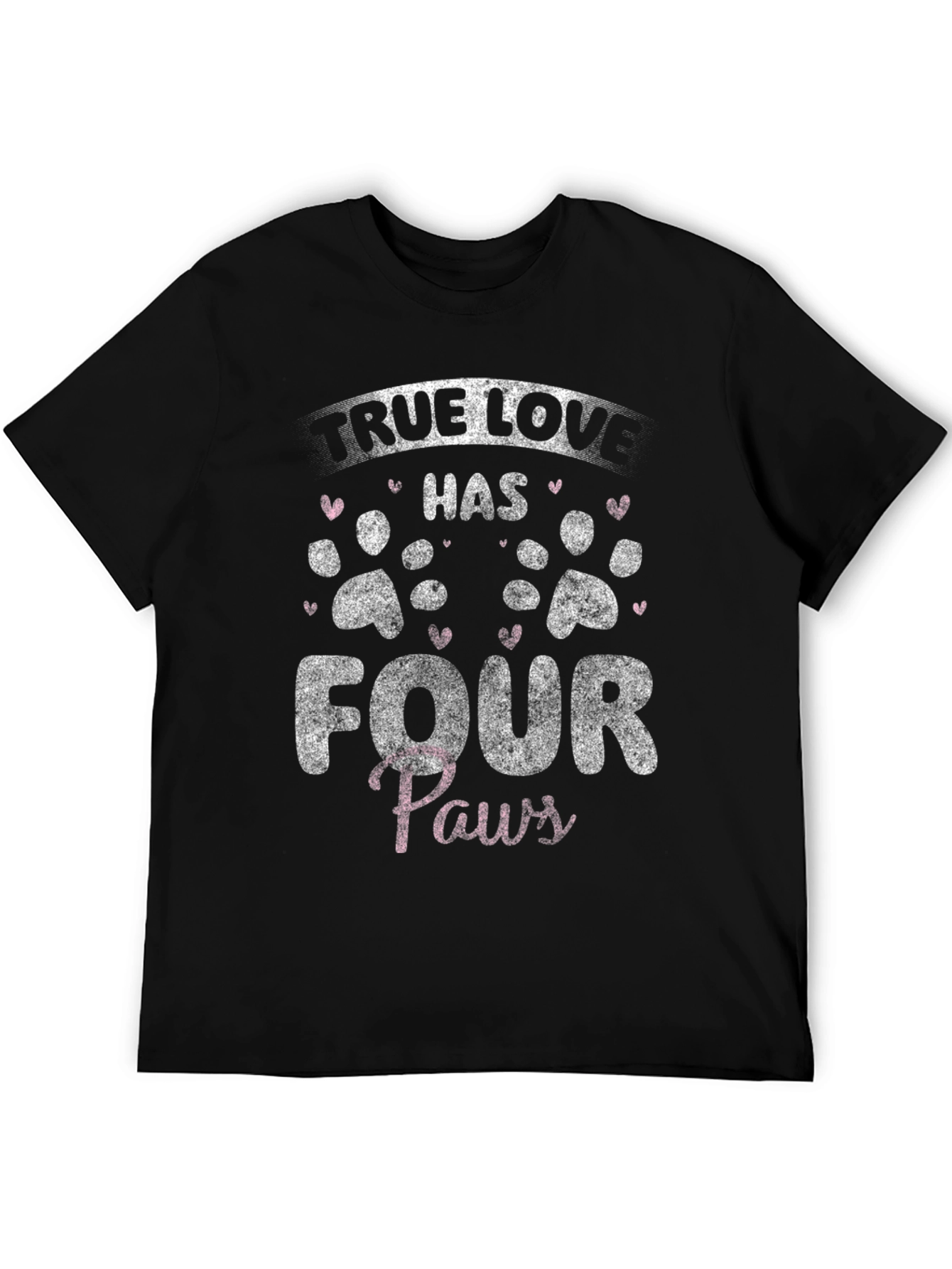 True Love Four Paws Pet Lover T-Shirt