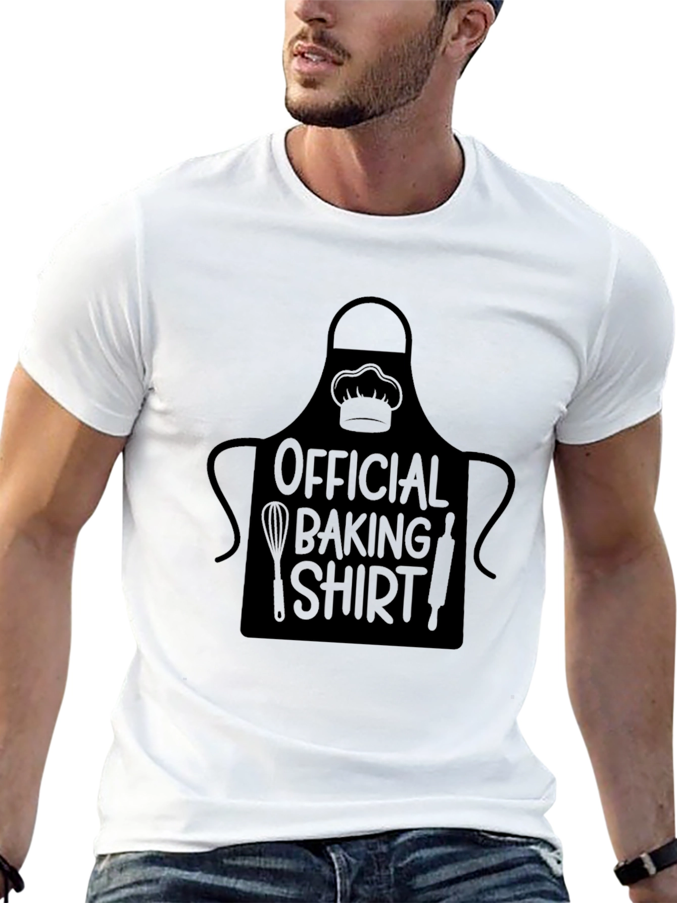 Official Baking Shirt - Funny Chef Apron T-Shirt
