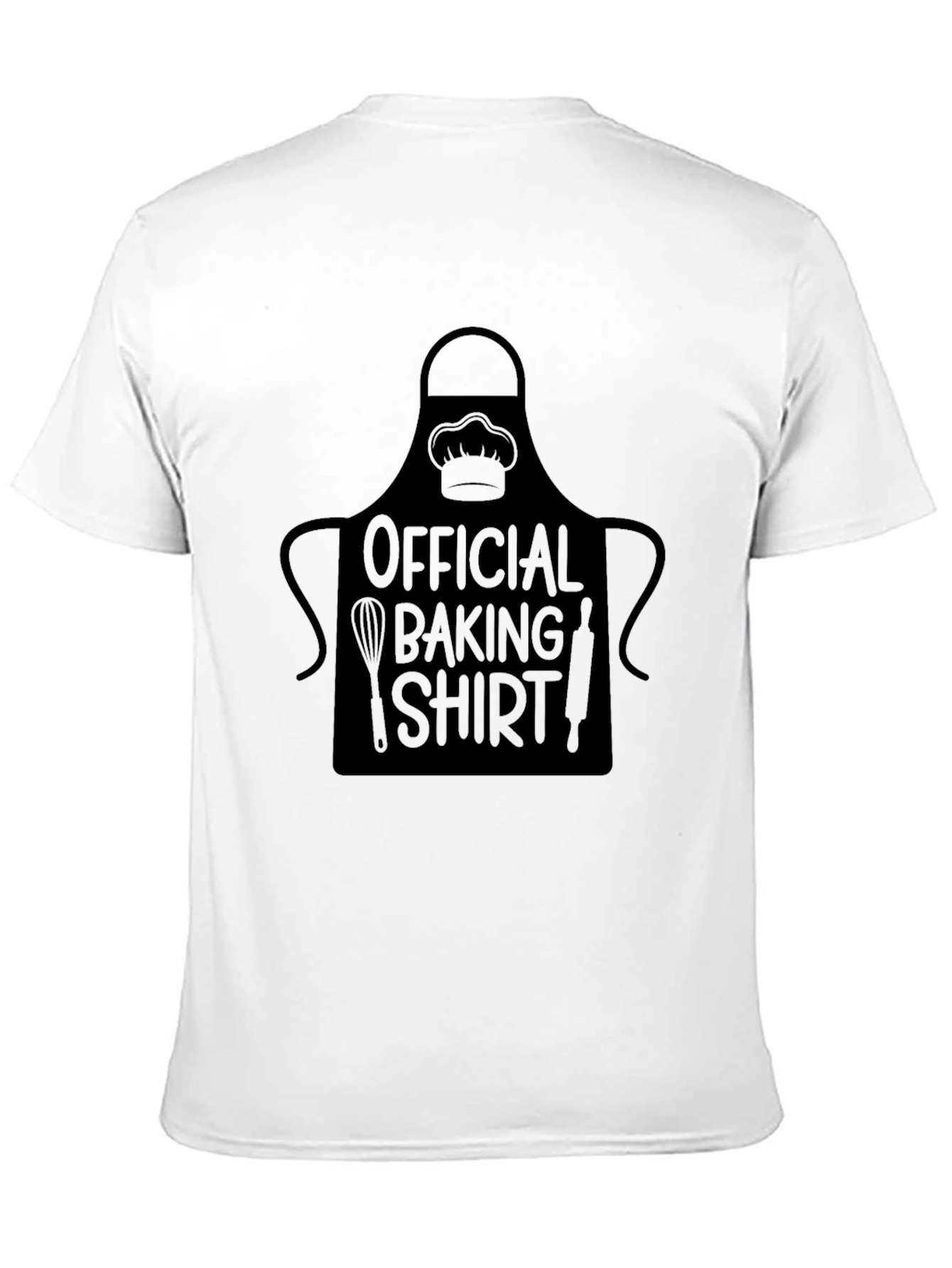 Official Baking Shirt - Funny Chef Apron T-Shirt