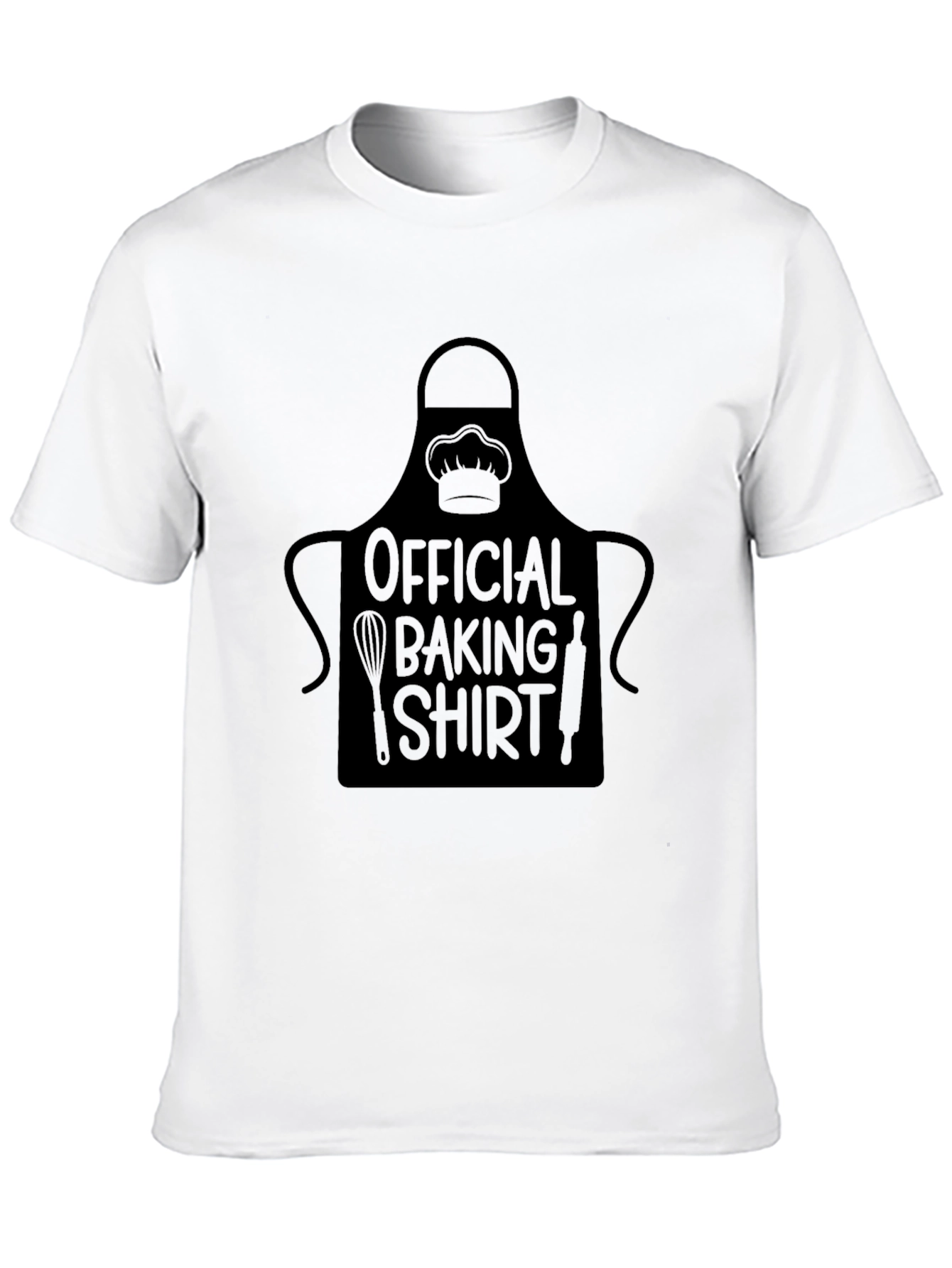 Official Baking Shirt - Funny Chef Apron T-Shirt