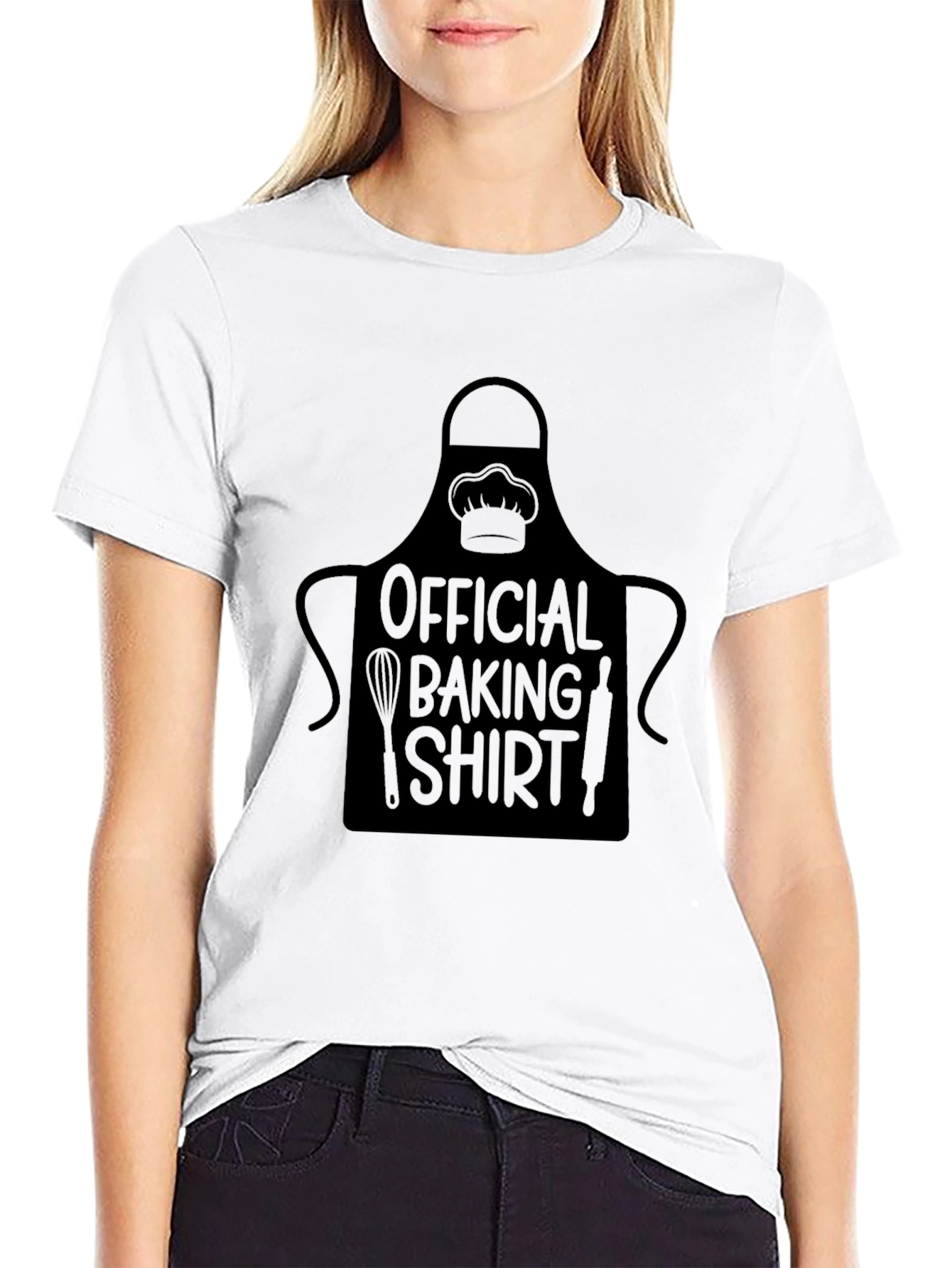 Official Baking Shirt - Funny Chef Apron T-Shirt