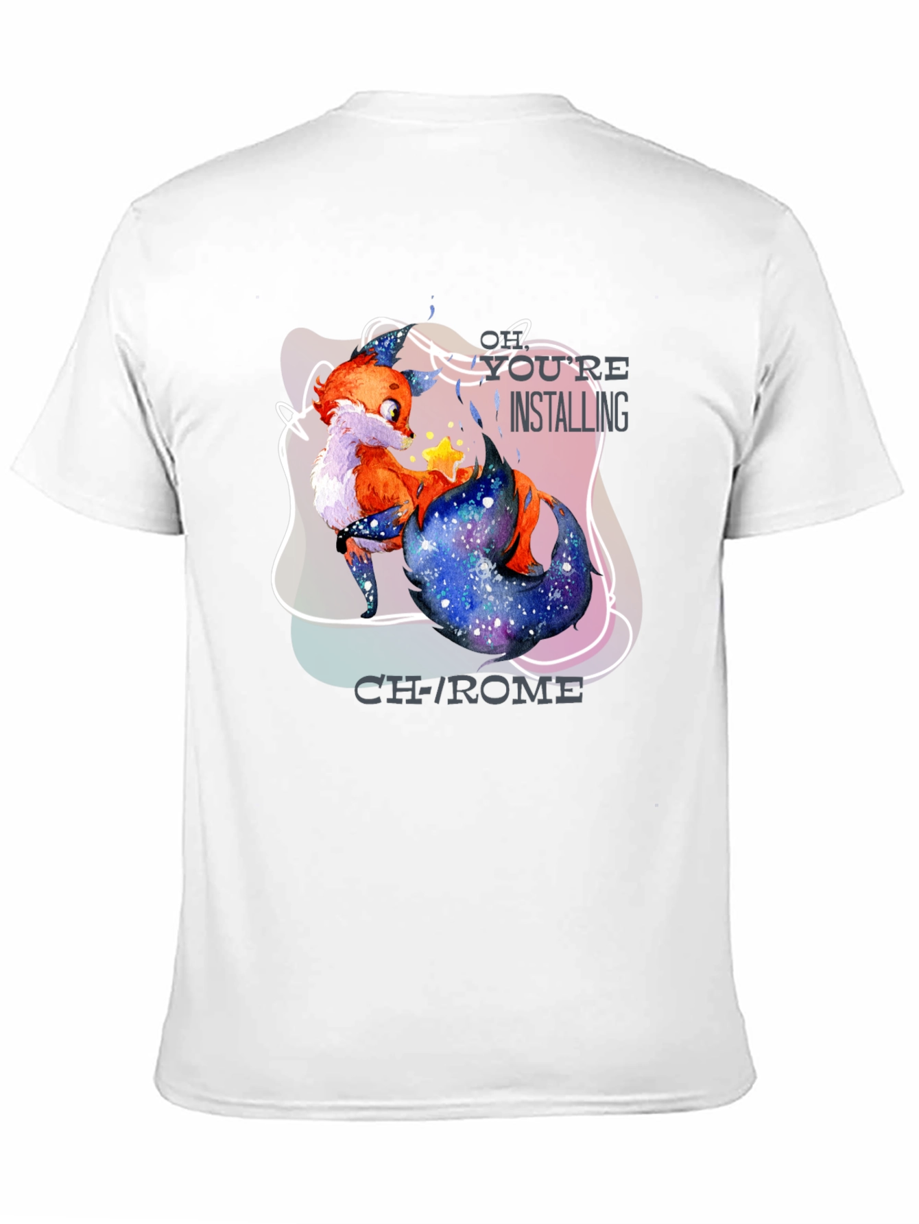 Youre Installing Chrome Fox Graphic T-Shirt