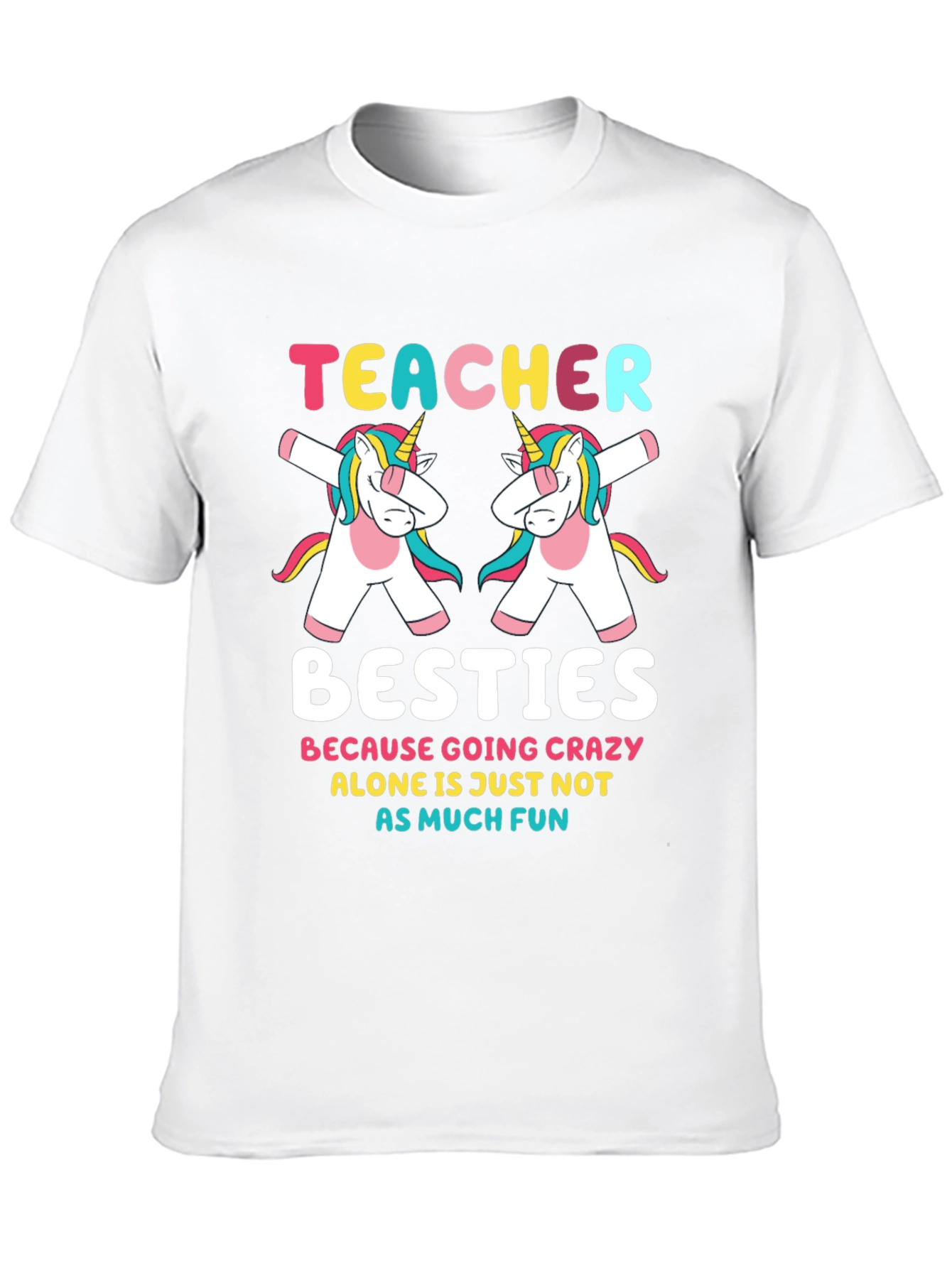 Teacher Besties Unicorn T-Shirt