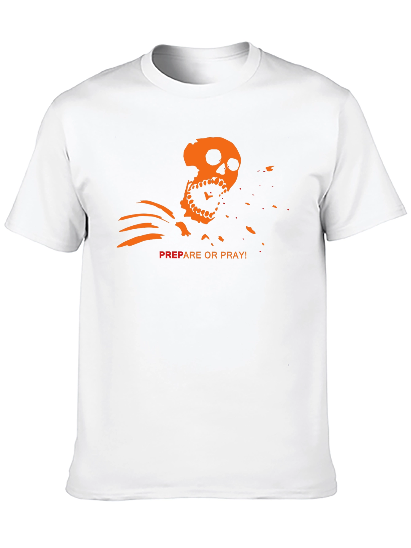 Prepare or Pray T-Shirt - Skeleton Graphic Tee