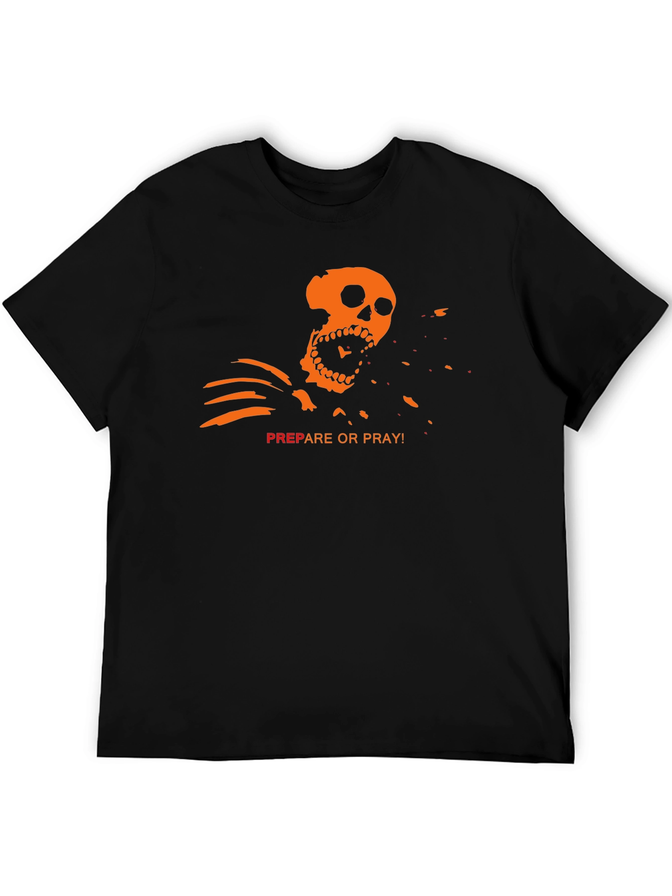 Prepare or Pray T-Shirt - Skeleton Graphic Tee