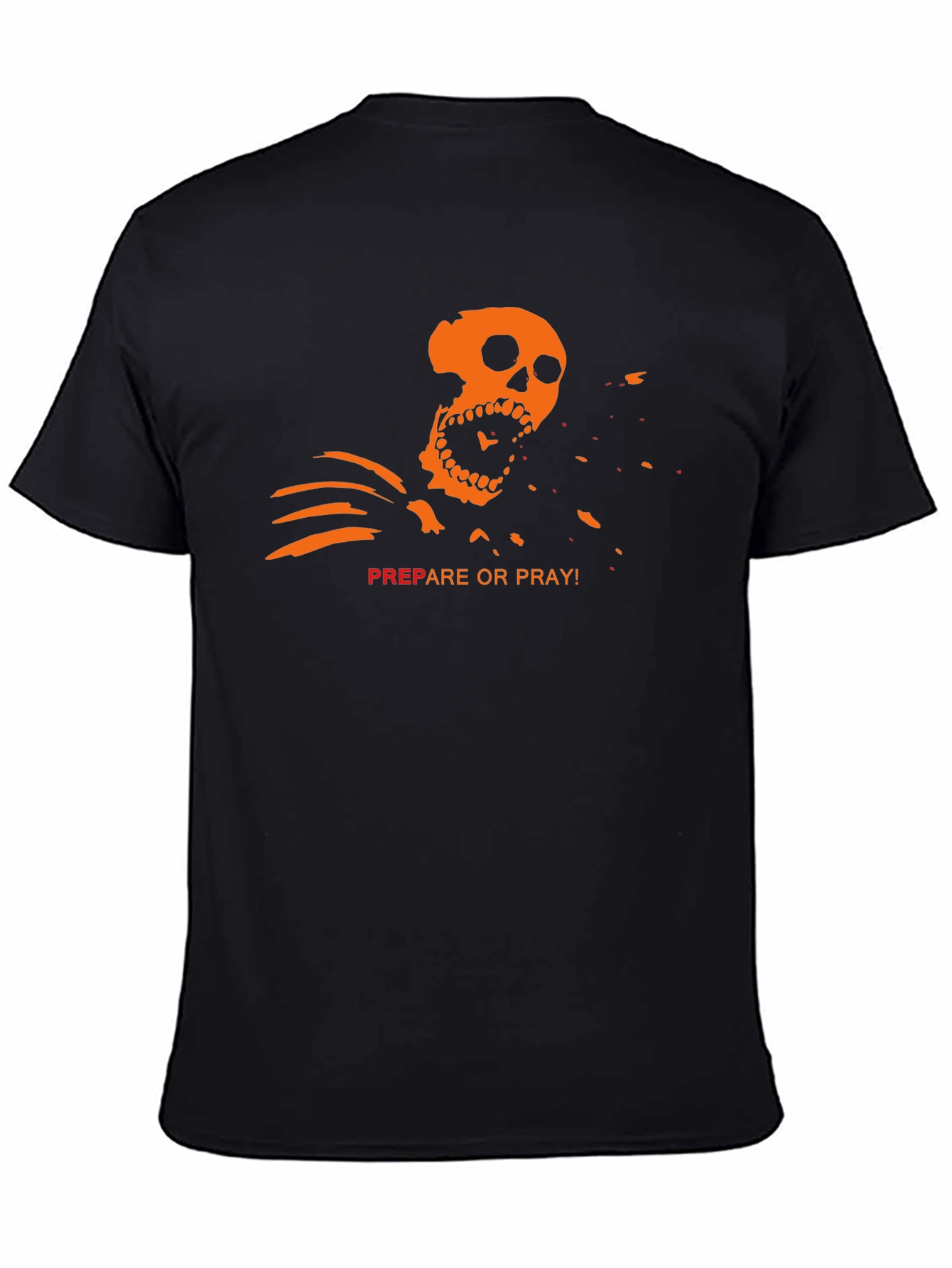 Prepare or Pray T-Shirt - Skeleton Graphic Tee