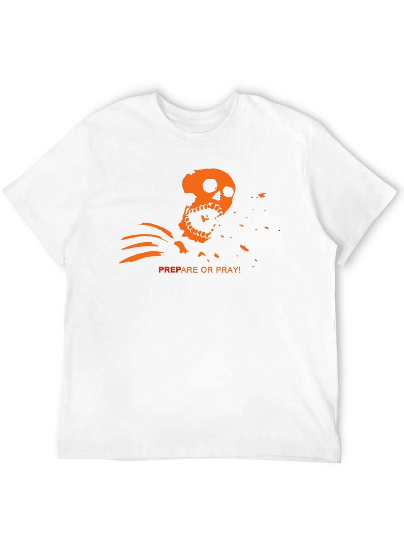 Prepare or Pray T-Shirt - Skeleton Graphic Tee