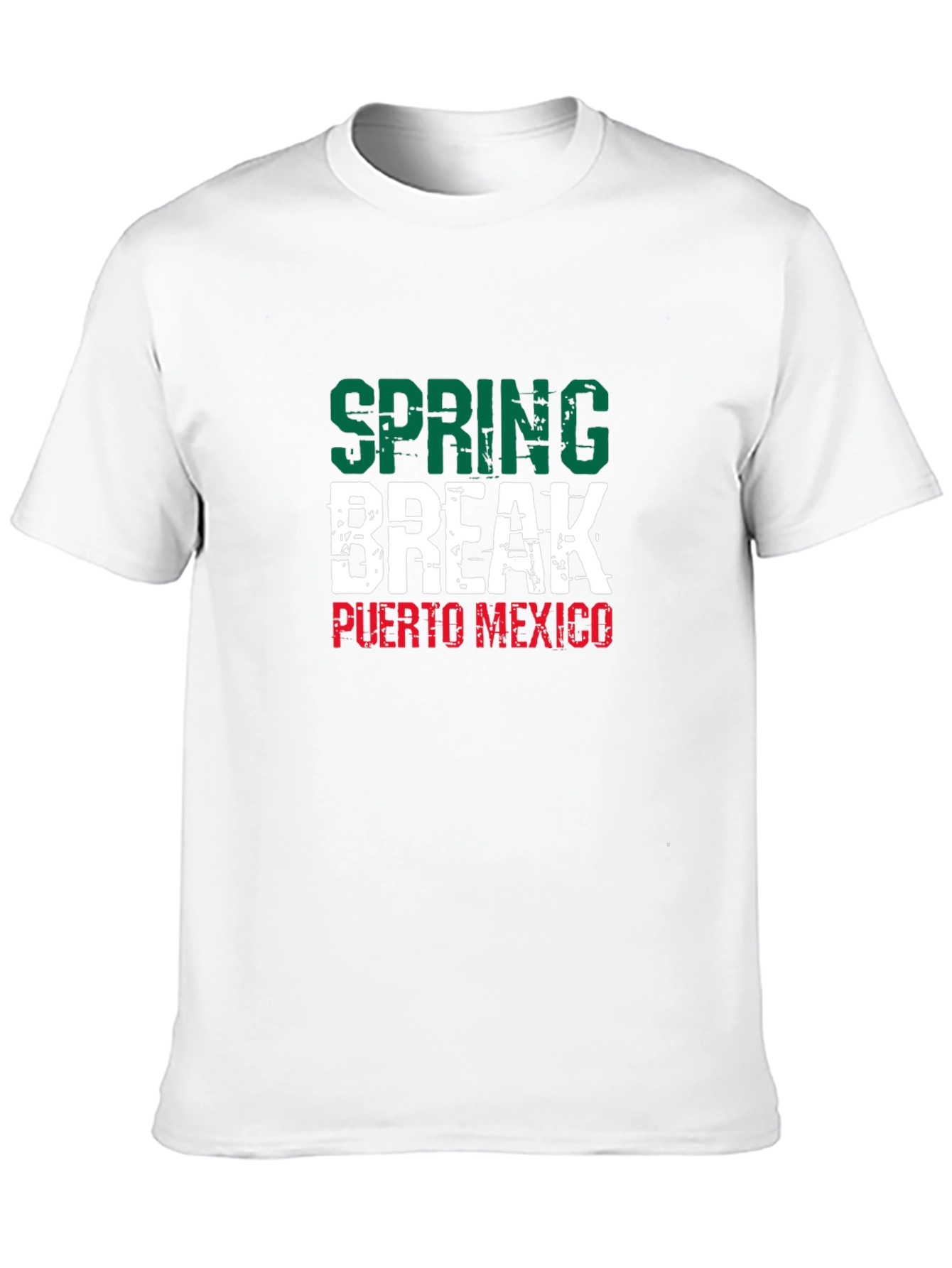 Spring Break Puerto Mexico Graphic T-Shirt
