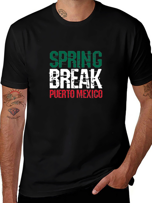 Spring Break Puerto Mexico Graphic T-Shirt