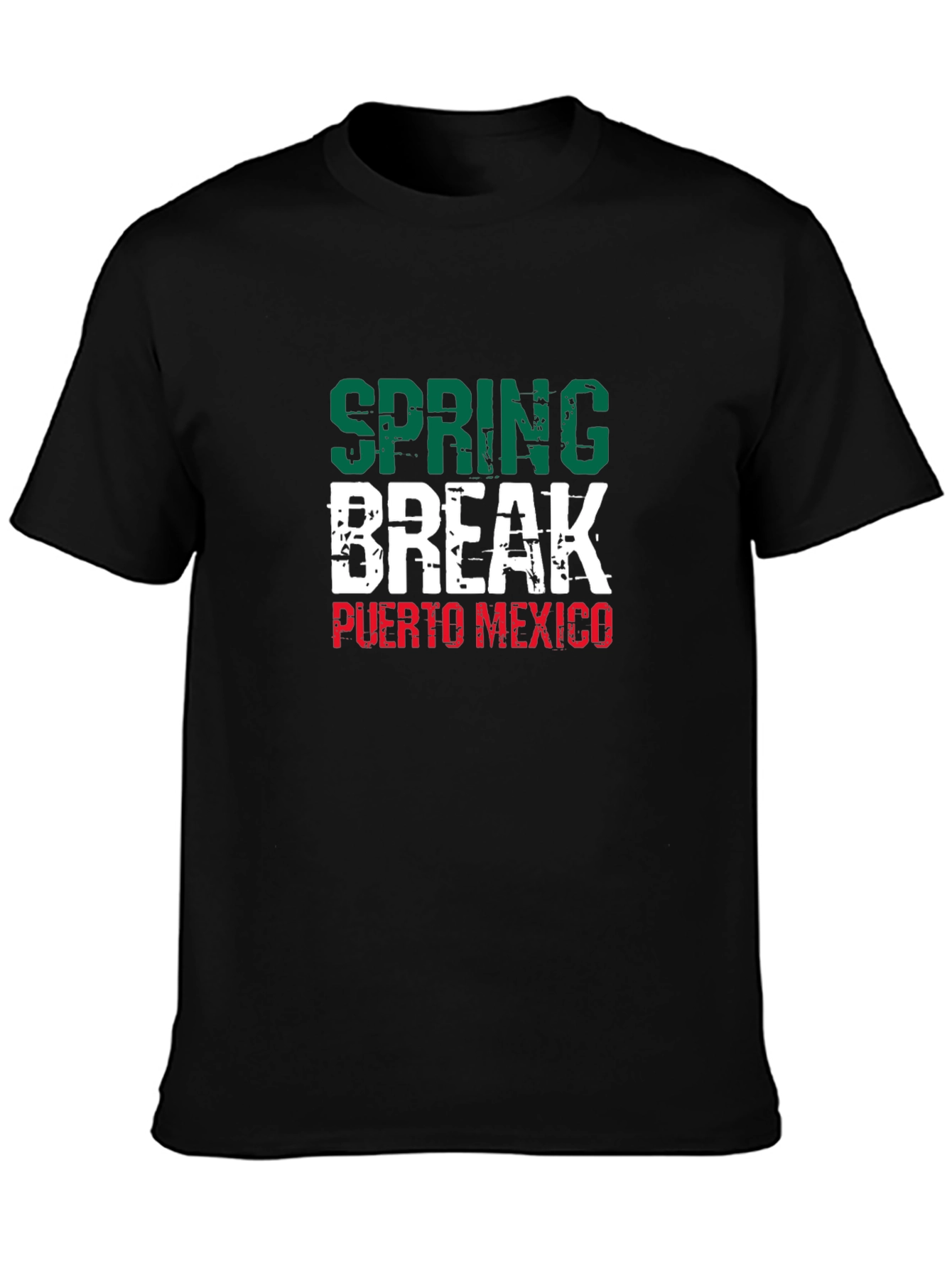 Spring Break Puerto Mexico Graphic T-Shirt