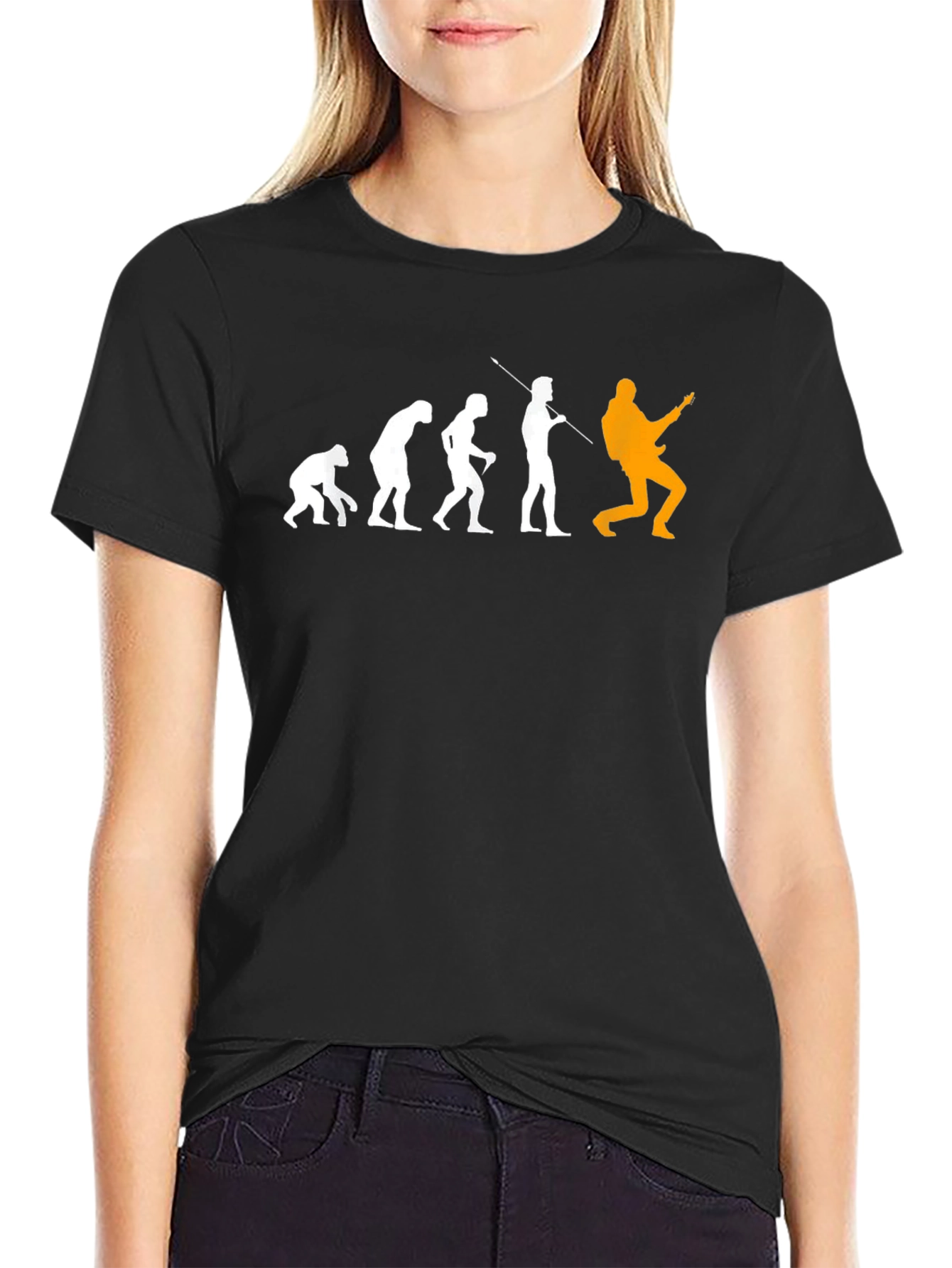 Evolution of Rock Black T-Shirt