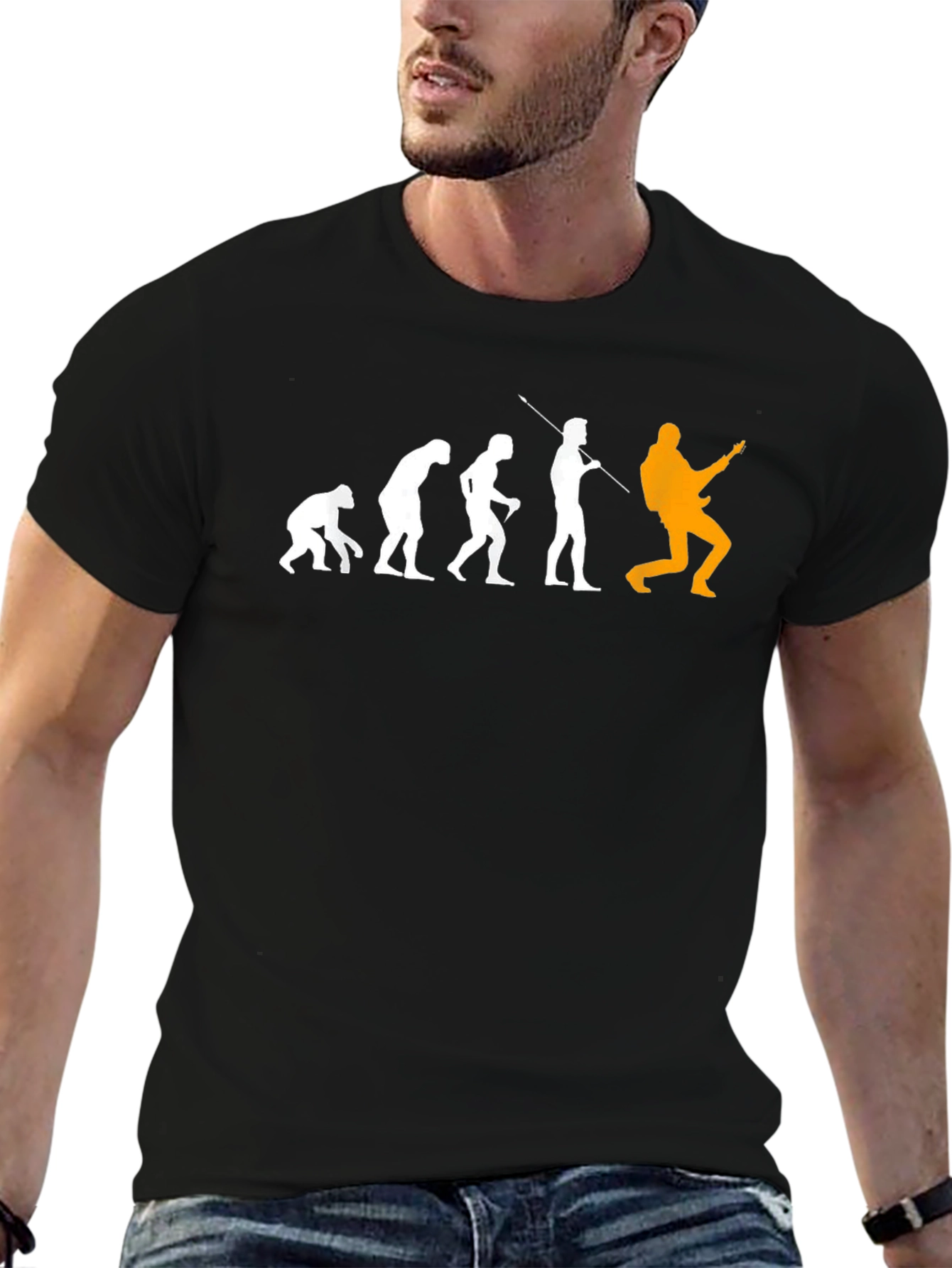 Evolution of Rock Black T-Shirt