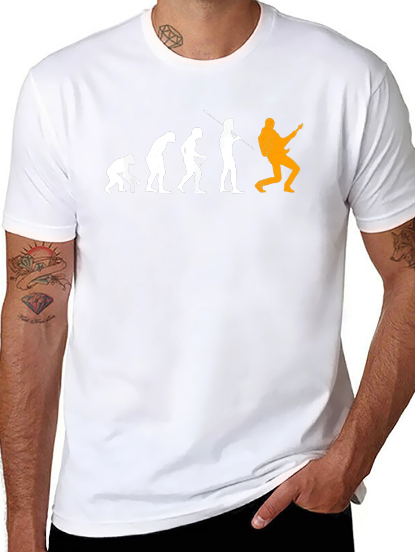 Evolution of Rock Black T-Shirt