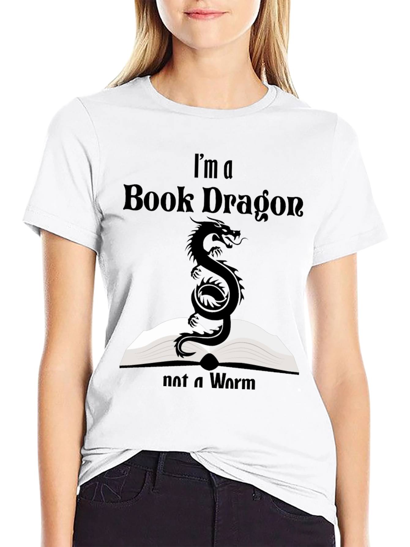 Book Dragon T-Shirt - Reading Lovers Tee