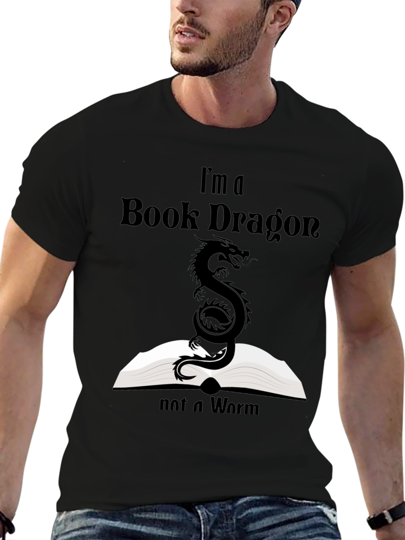 Book Dragon T-Shirt - Reading Lovers Tee