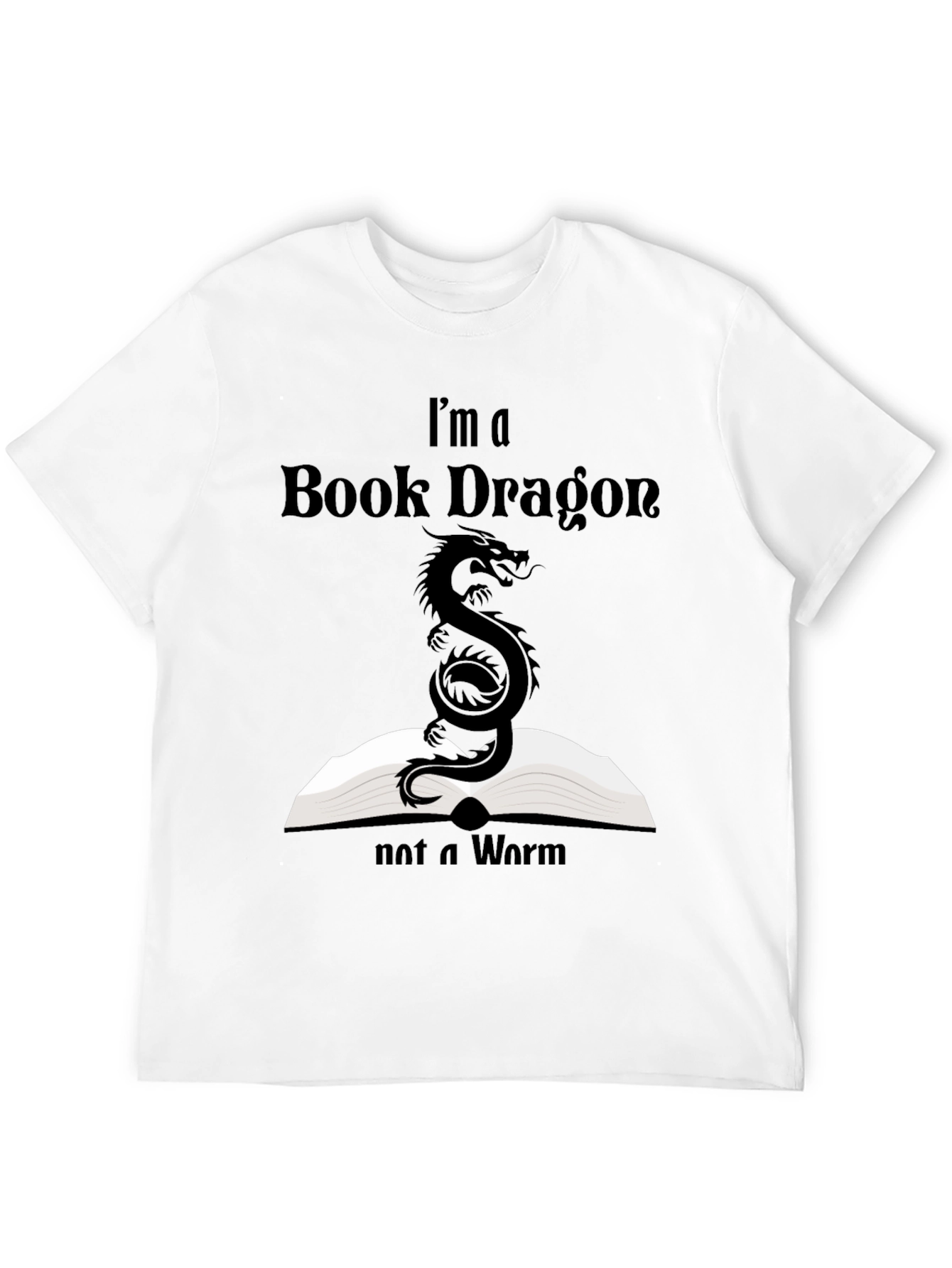 Book Dragon T-Shirt - Reading Lovers Tee