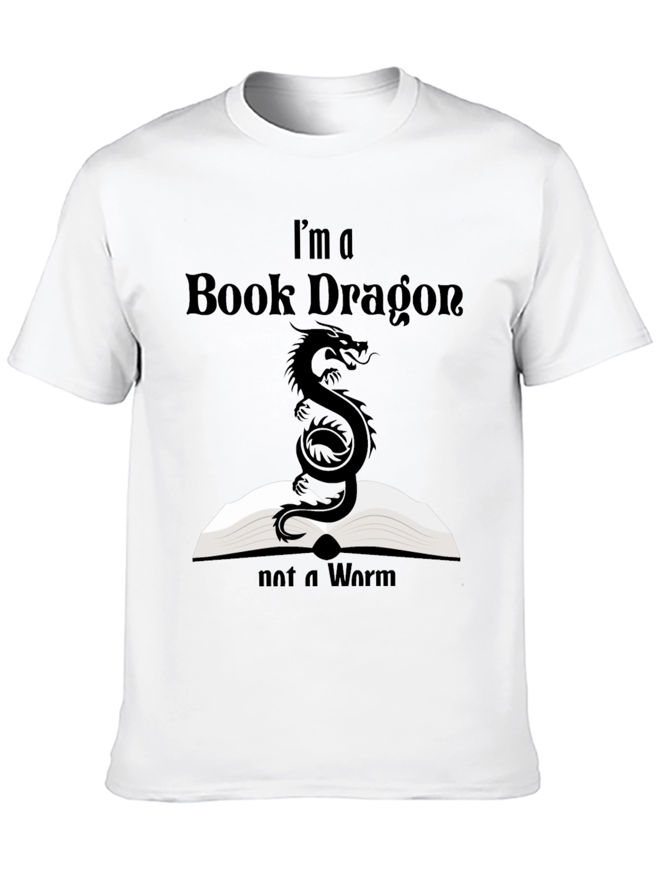 Book Dragon T-Shirt - Reading Lovers Tee