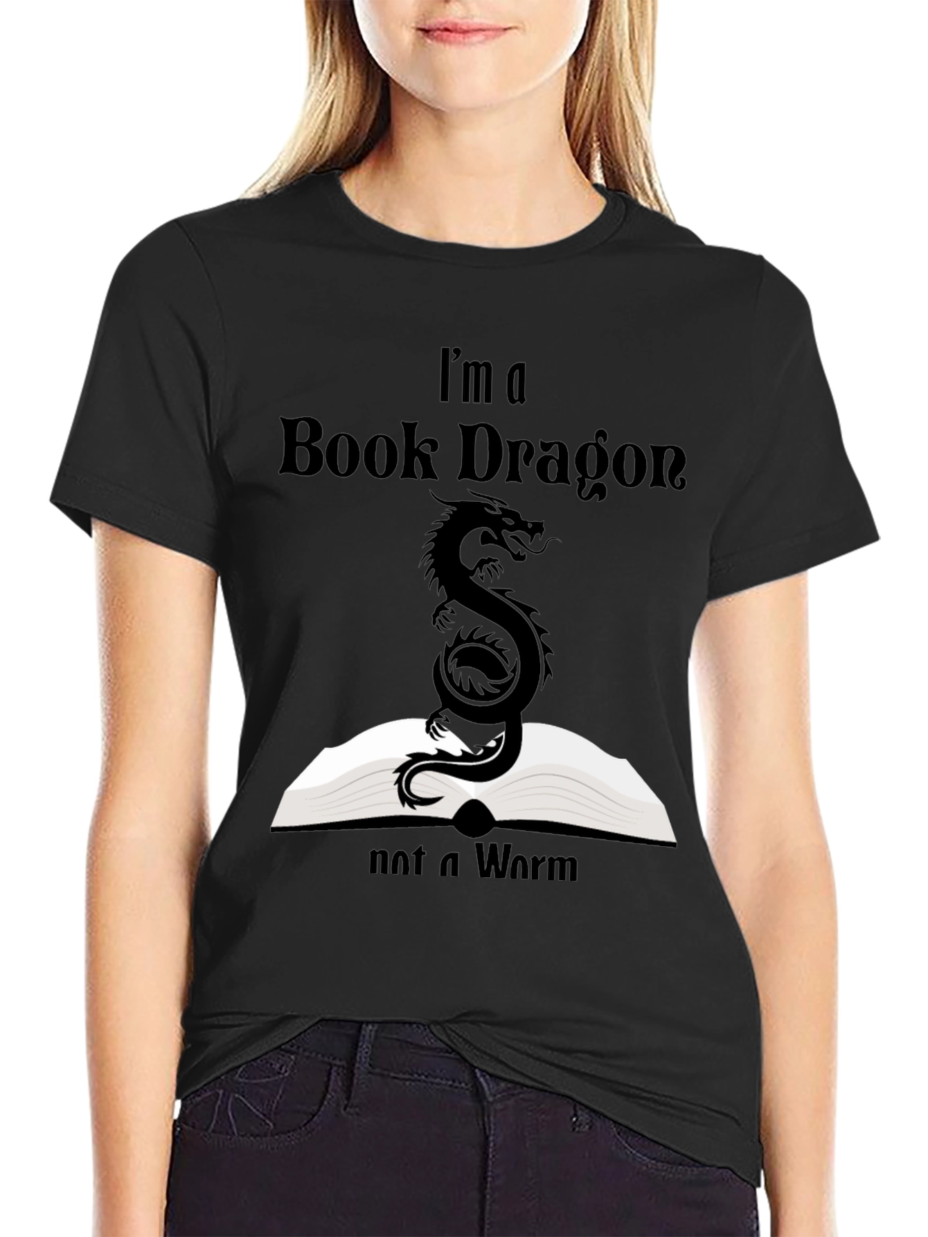 Book Dragon T-Shirt - Reading Lovers Tee