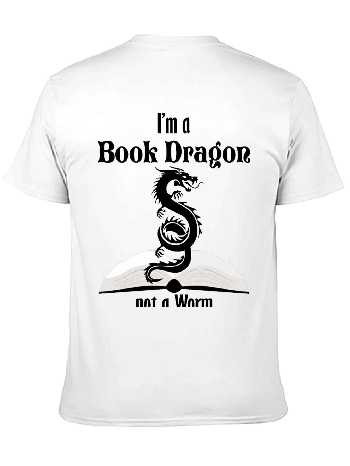 Book Dragon T-Shirt - Reading Lovers Tee