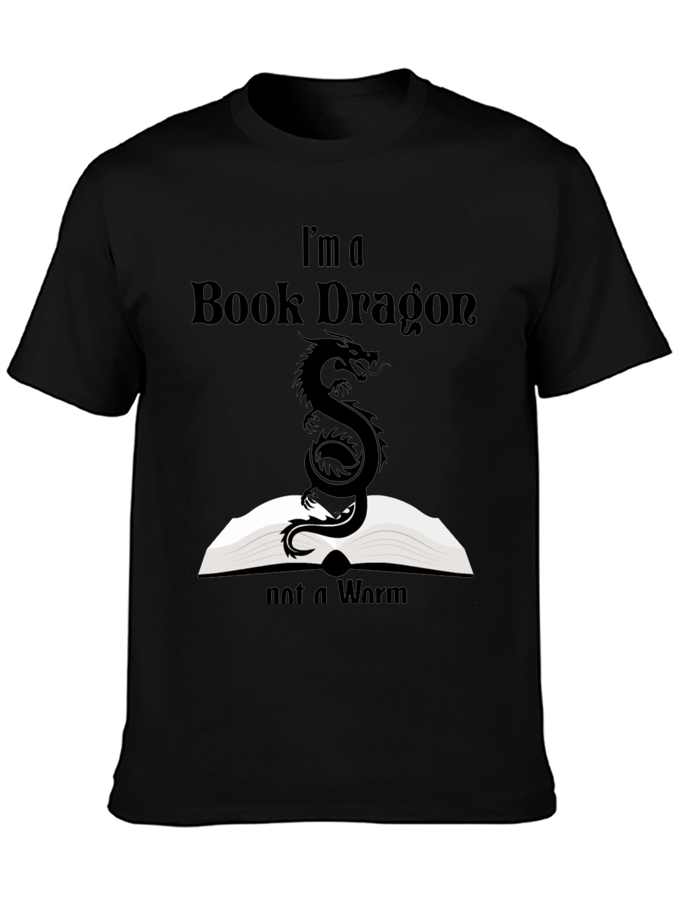 Book Dragon T-Shirt - Reading Lovers Tee
