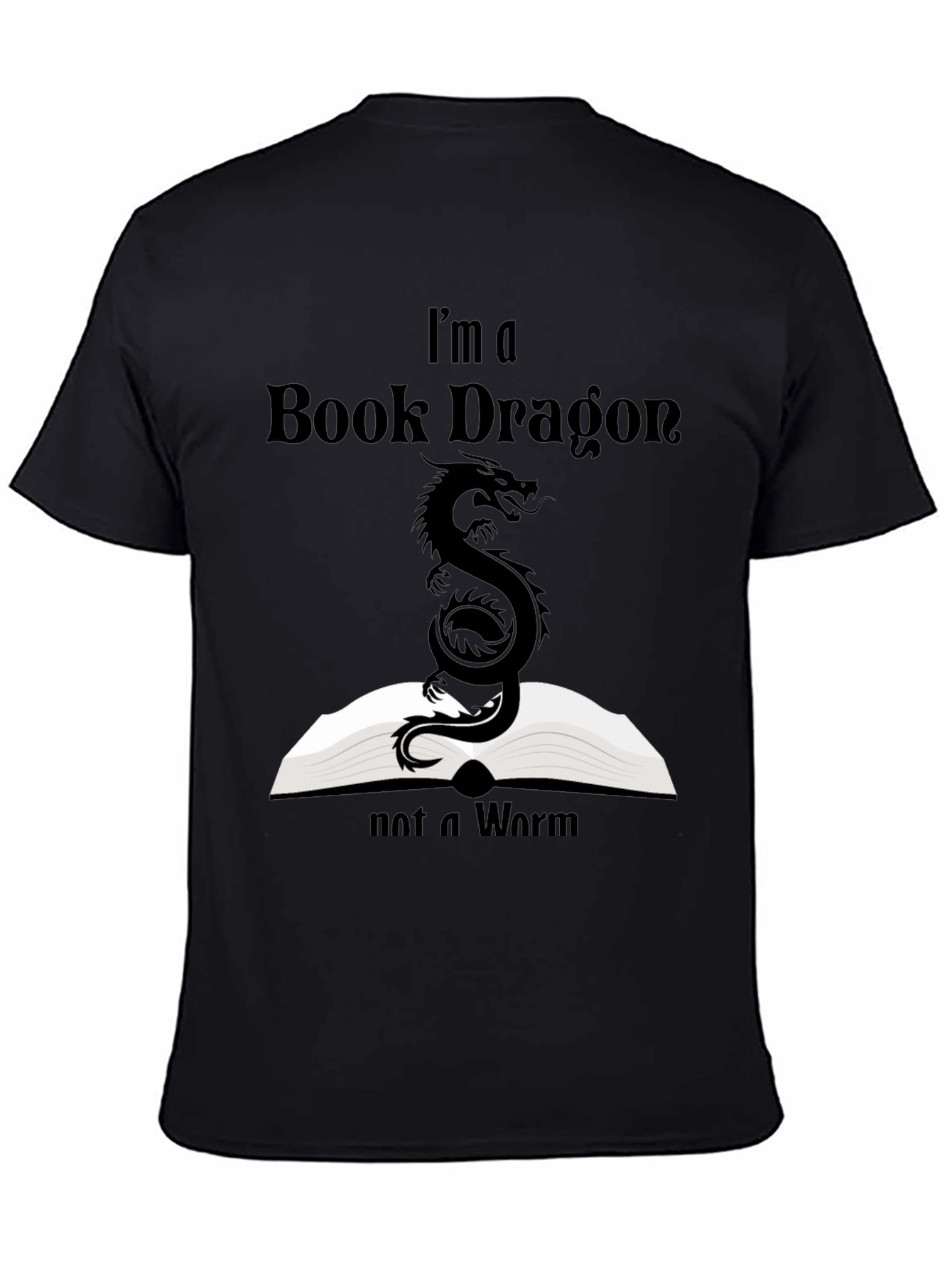 Book Dragon T-Shirt - Reading Lovers Tee