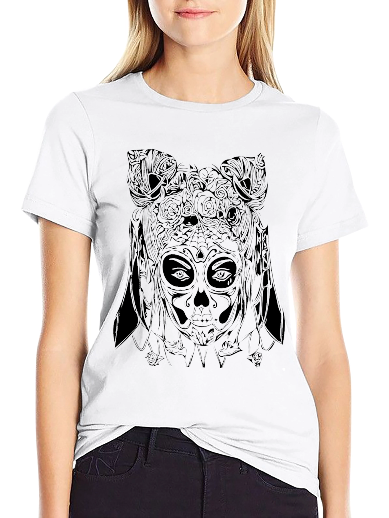 Sugar Skull T-Shirt - Black