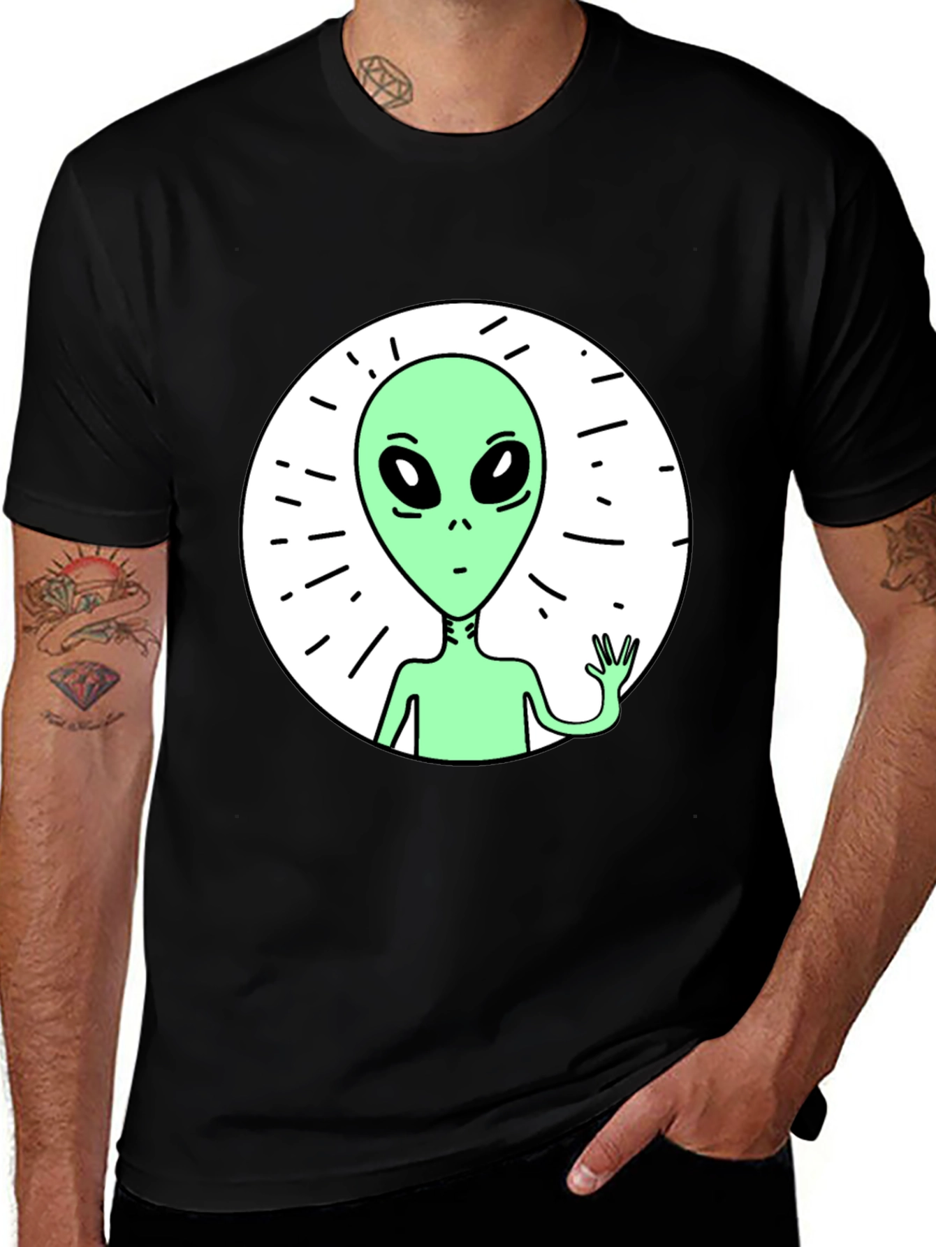 Retro Alien Graphic Tee