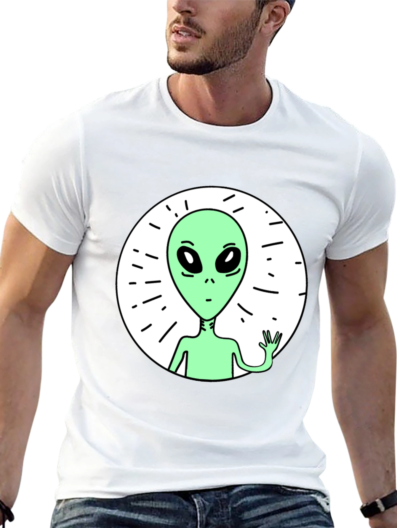 Retro Alien Graphic Tee