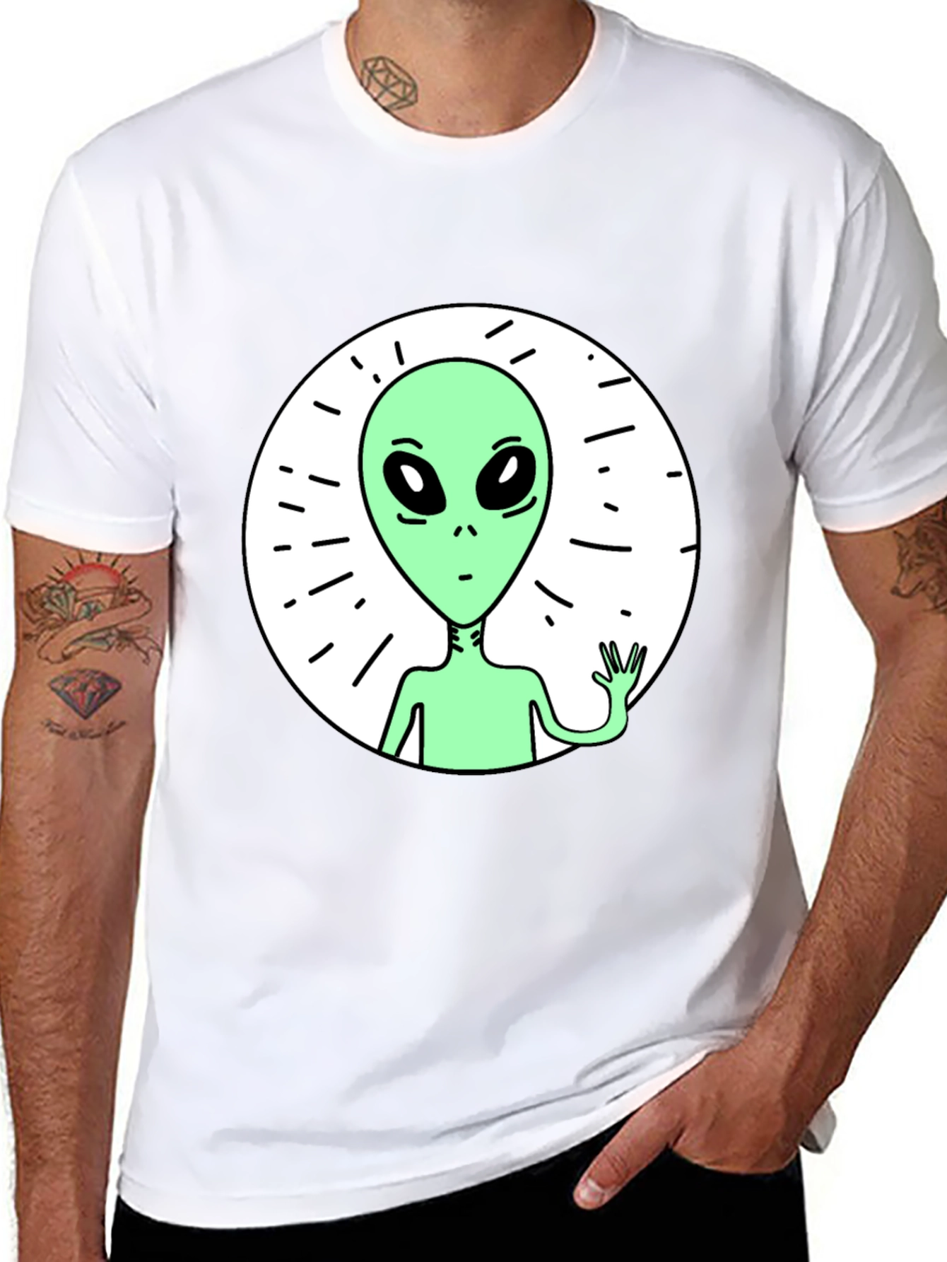 Retro Alien Graphic Tee