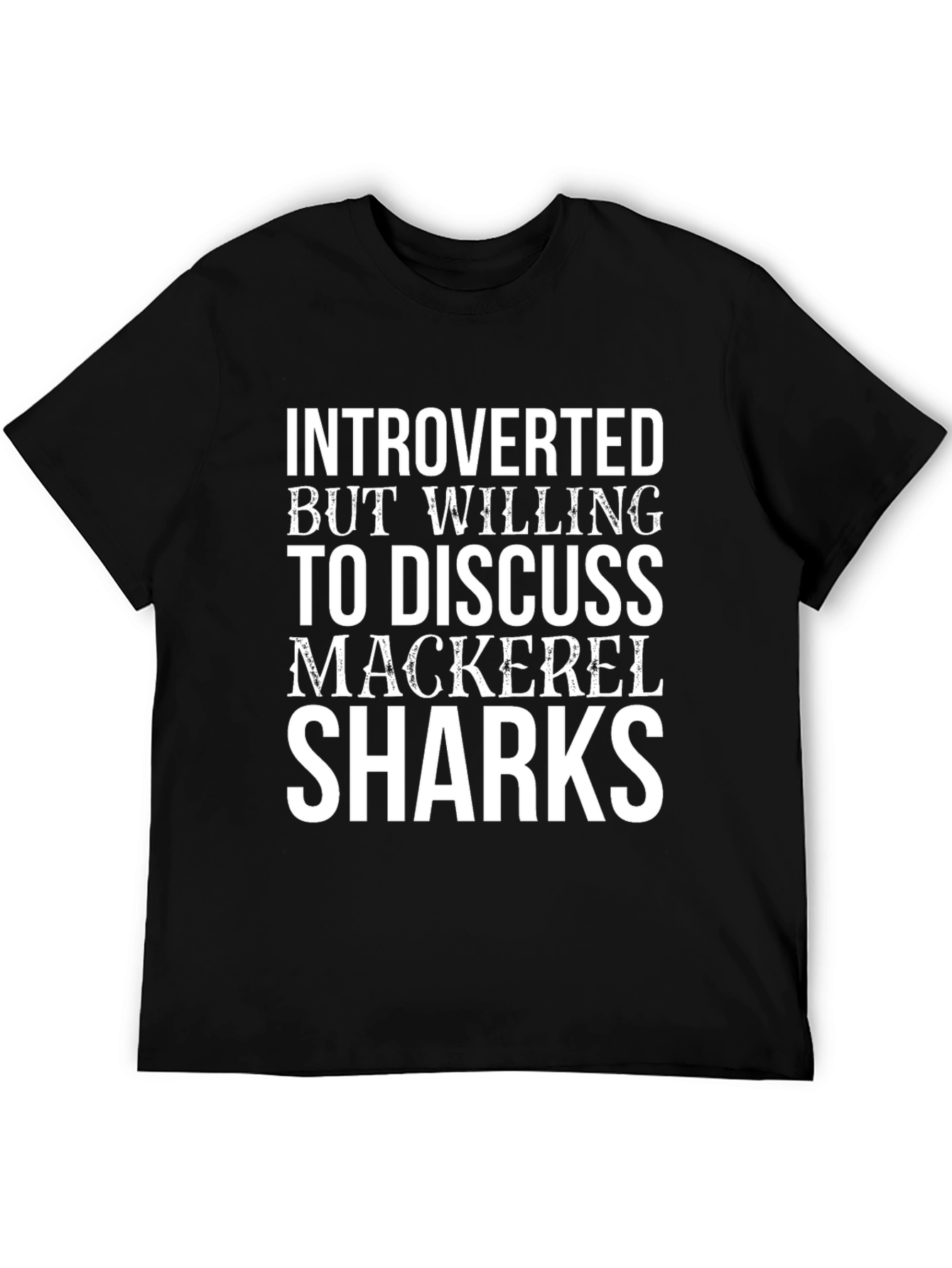 Introverted Mackerel Sharks Graphic T-Shirt