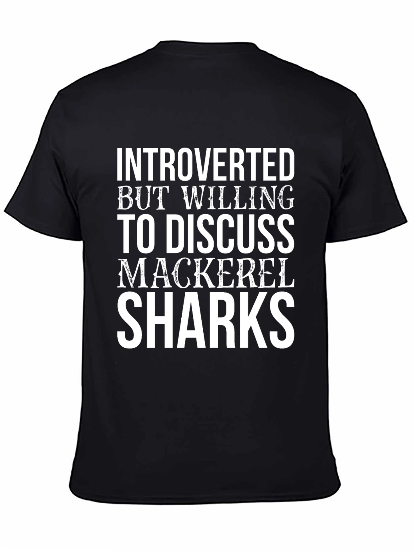 Introverted Mackerel Sharks Graphic T-Shirt