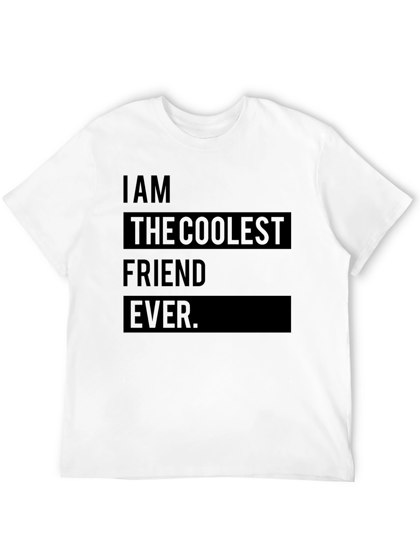 Coolest Friend Ever Graphic Tee - Black