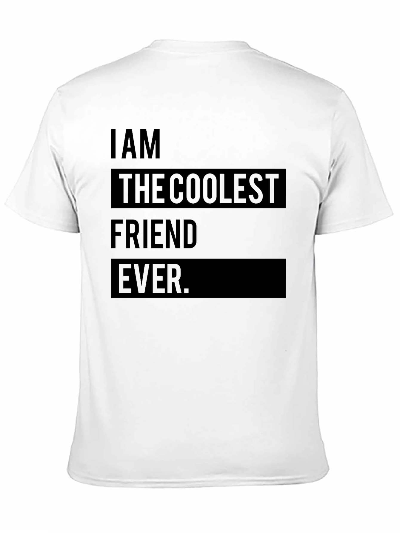 Coolest Friend Ever Graphic Tee - Black