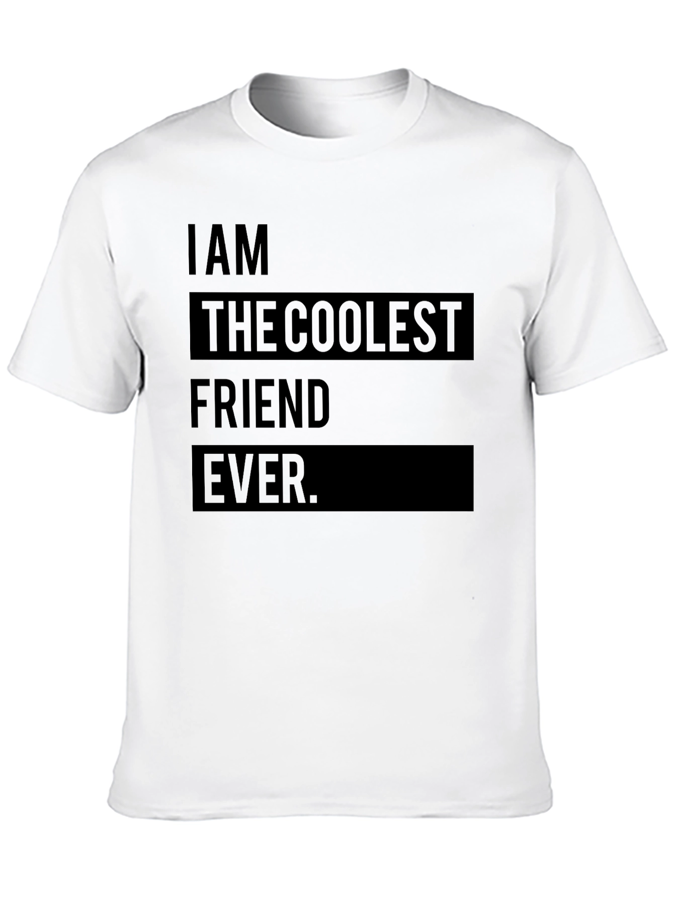 Coolest Friend Ever Graphic Tee - Black