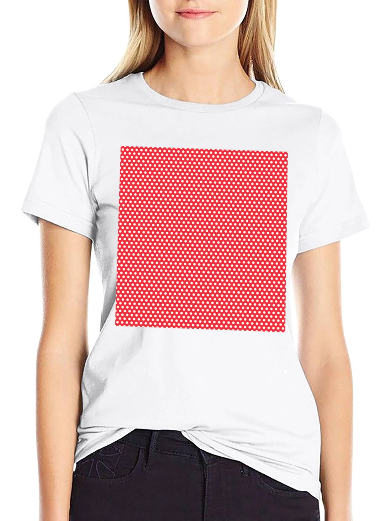 Polka Dot Print T-Shirt