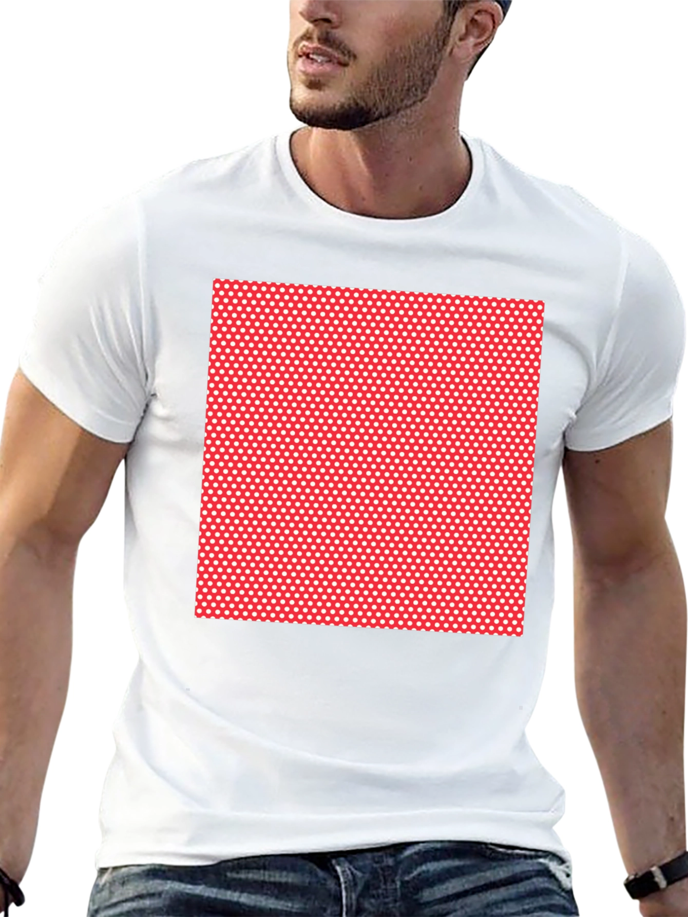 Polka Dot Print T-Shirt